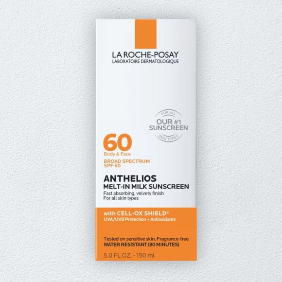 La Roche-Posay Anthelios Melt-In Milk Sunscreen SPF 60 | For Body & Face | Broad - Picture 2 of 2